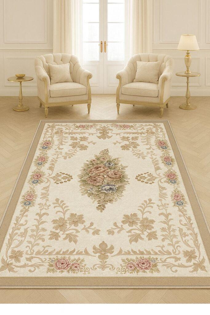 Conceptum Hypnose tepih HM-CRP25-22, pravougaoni, 100 x 180 cm, krem-braon