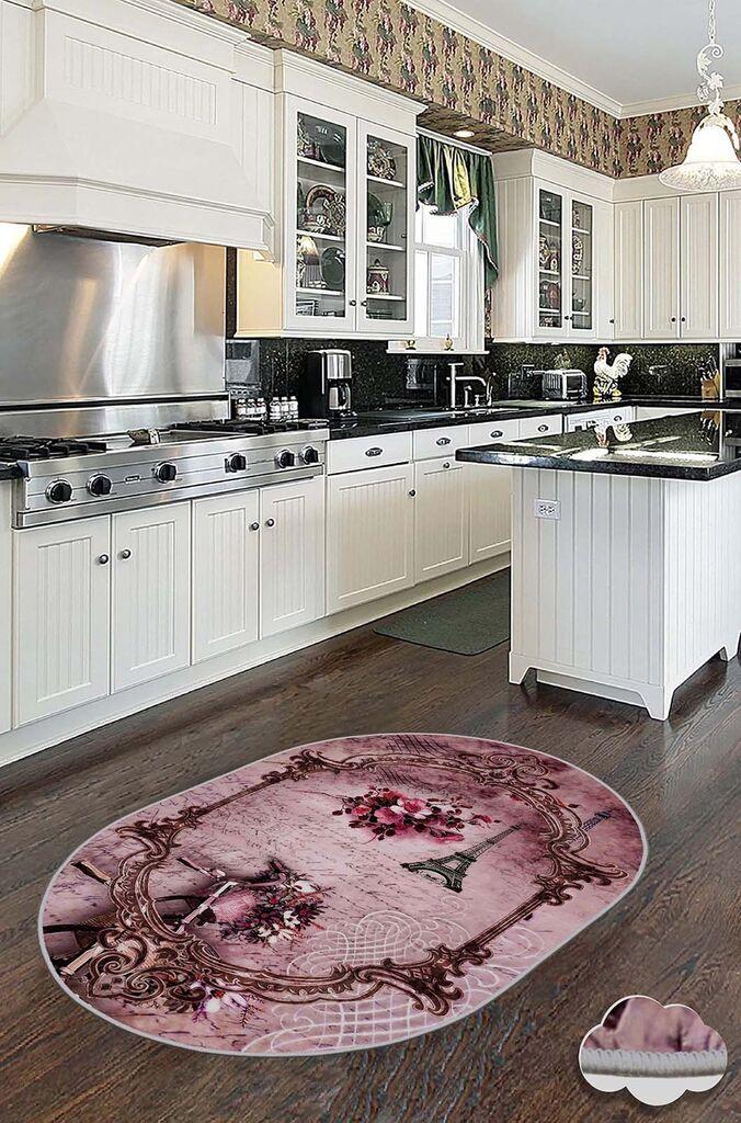 Conceptum Hypnose Tepih Hmnt907, Ovalni, 80 x 200 cm, Šareni