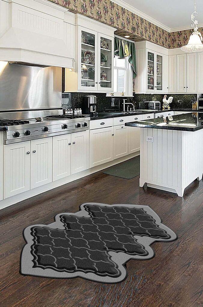 Conceptum Hypnose Tepih Hmnt949, Ovalni, 50 x 80 cm, Sivi