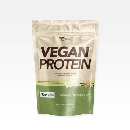 Basic Supplements Vegan protein, 908g, protein iz pirinča i graška, Vanilla