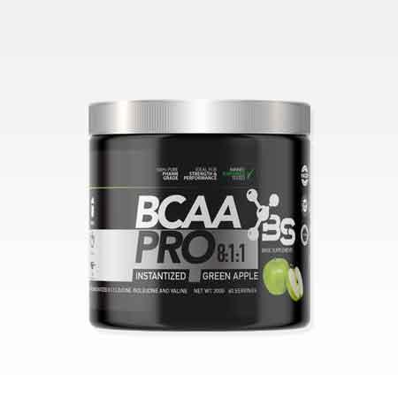 Basic Supplements BCAA PRO 8:1:1, 300g, Zelena jabuka