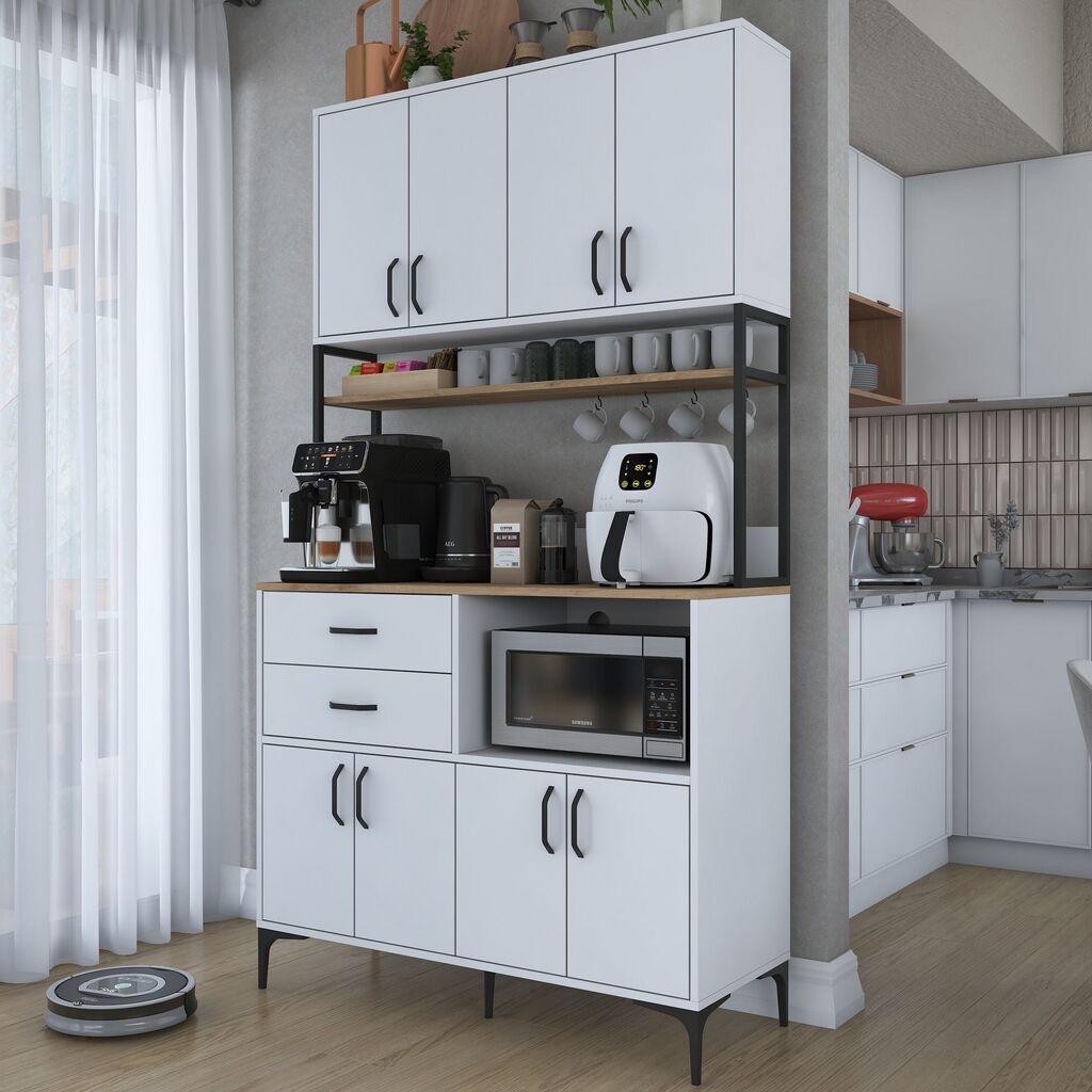 Hanah Home Višenamjenski ormar JE209-3901, 120x218,6 cm, Bijela