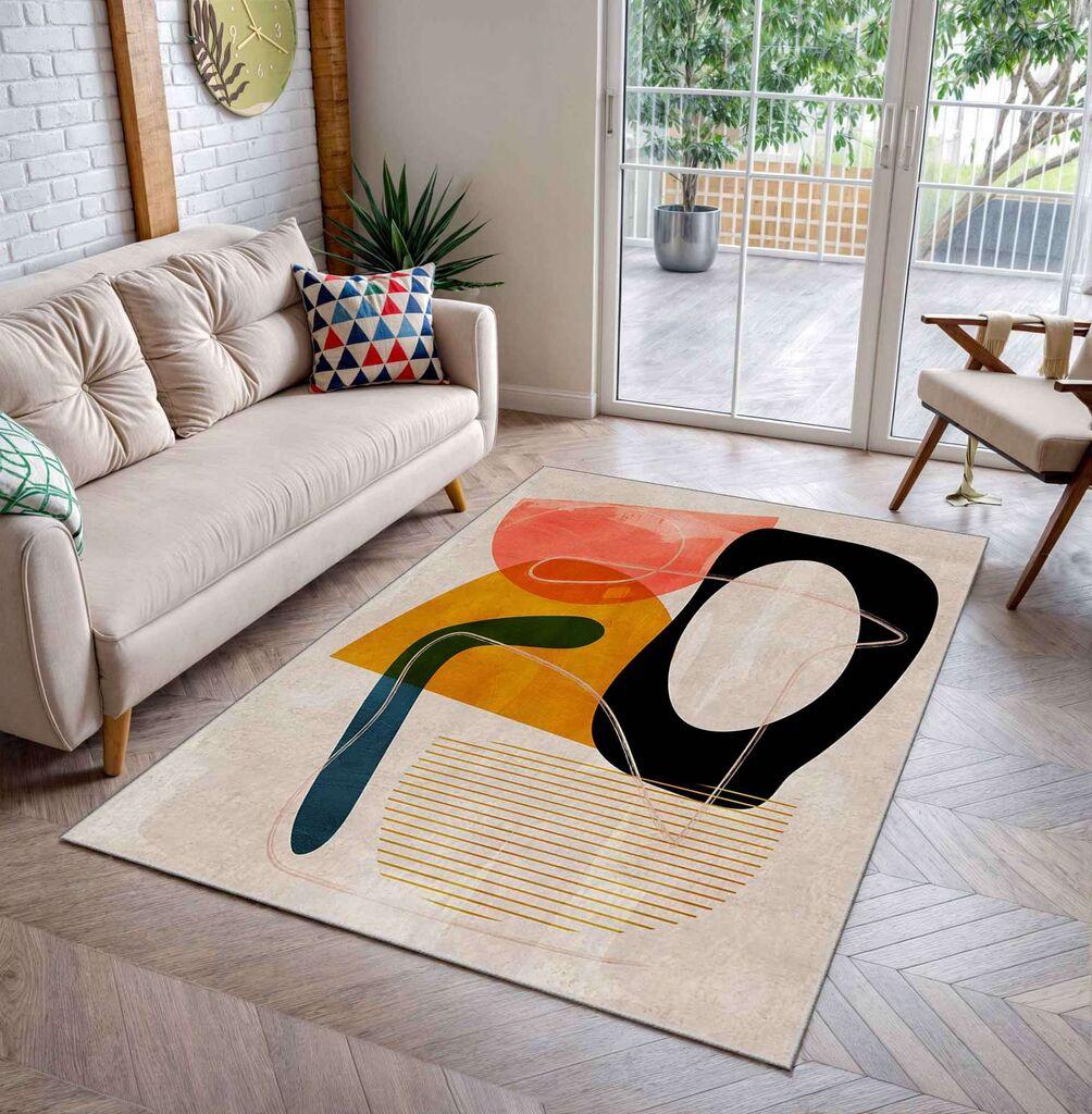 Conceptum Hypnose Tepih Shml1, Pravougaoni, 100 x 140 cm, Šareni