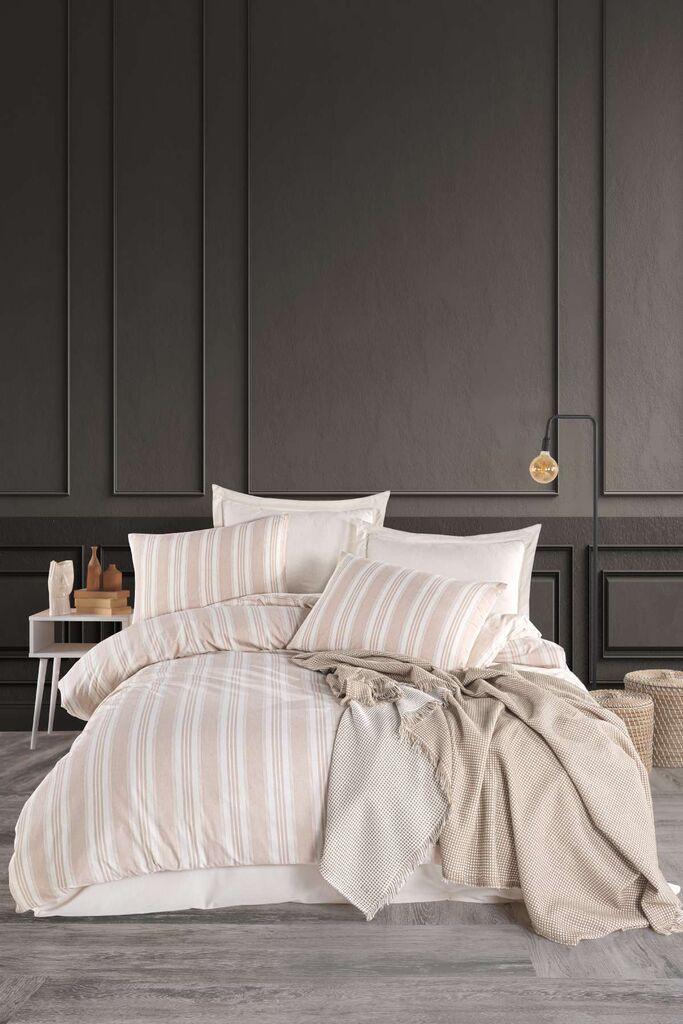 L'essentiel Maison Komplet posteljine Double Soft Line, 200x220 cm, Bež