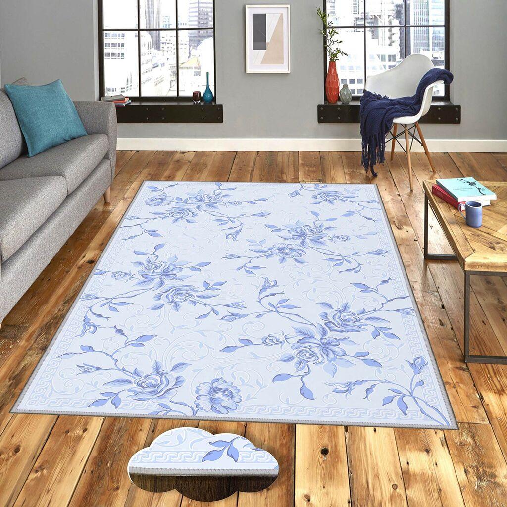 Conceptum Hypnose tepih Eexfab907-1, pravokutni, 80 x 200 cm, svijetloplava