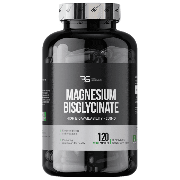 Basic Supplements Magnesium Bisglycinate, 120 kapsula