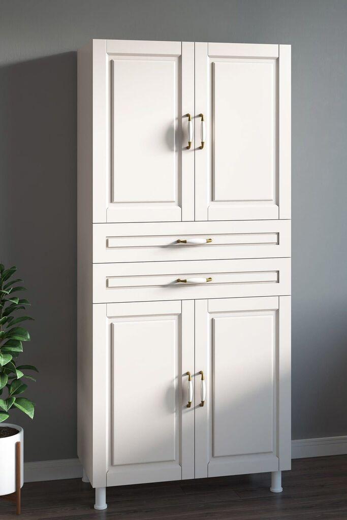 Hanah Home Višenamjenski ormar Rb-057, 70x180 cm, Bijela