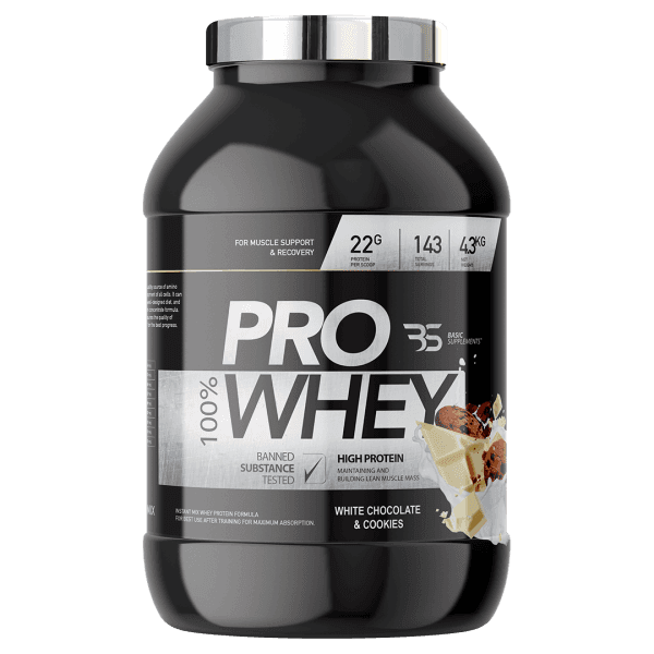 Basic Supplements PRO Whey, 4300 g, Bijela čokolada i keks