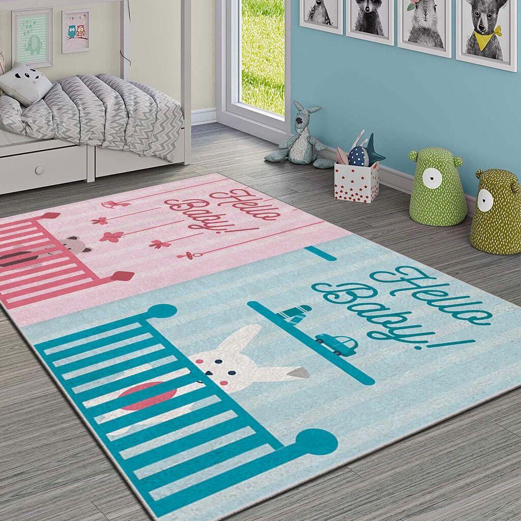 Conceptum Hypnose tepih Hmi Kdc-91, pravougaoni, 160 x 230 cm, roze-plavi