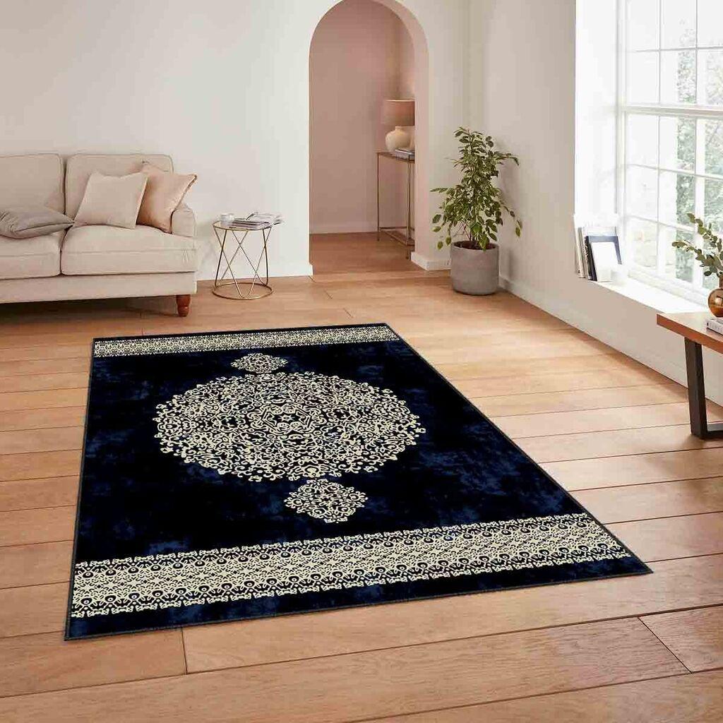 Conceptum Hypnose Tepih HM-CRP25-47, Pravougaoni, 180 x 280 cm, Crno-bijeli