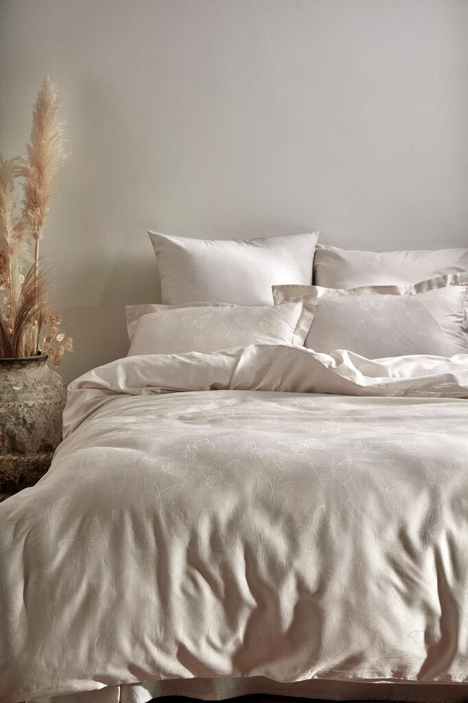 L'essentiel Maison Set posteljine Double Kelebek, 200x220 cm, Bež