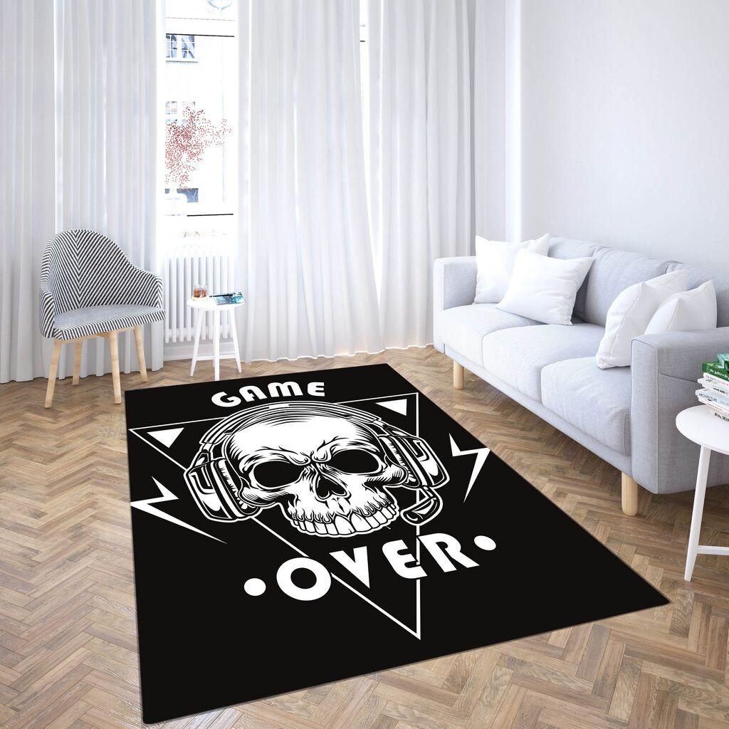 Conceptum Hypnose Tepih Cgkids5, Pravougaoni, 80 x 140 cm, Crno-bijeli