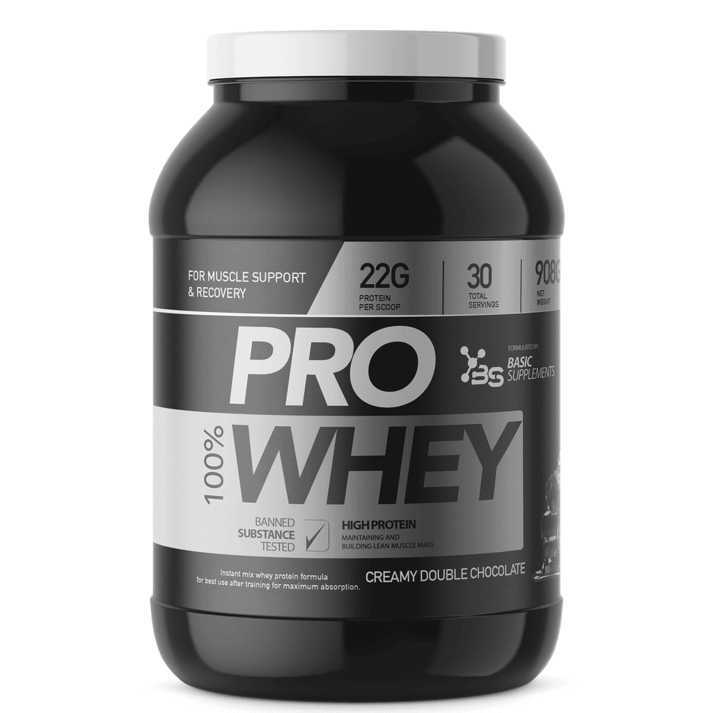 Basic Supplements PRO Whey, 908g, Creamy double chocolate