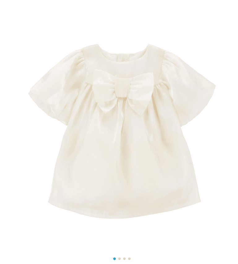 Carters Haljina za bebe, Bijela