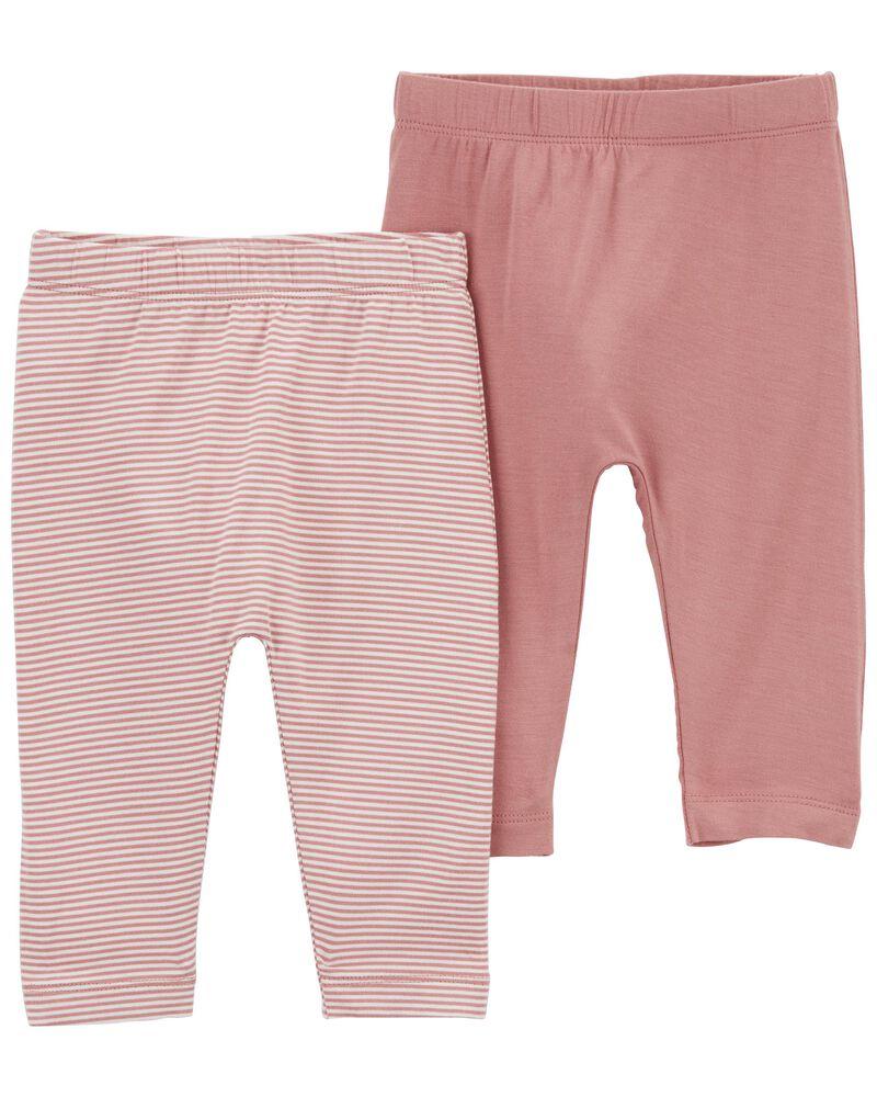 Carters Pantalone za bebe, 2 komada, Roze