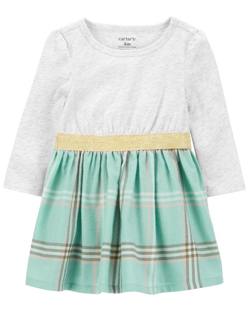 Carters Haljina za bebe, Sivo-plava