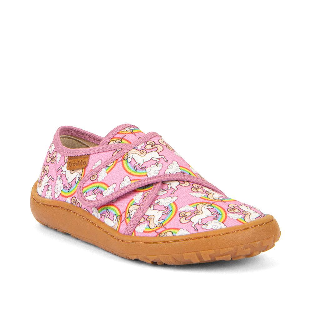 Froddo Platnene pape za djevojčice G1700421-4 Barefoot slippers, Roze