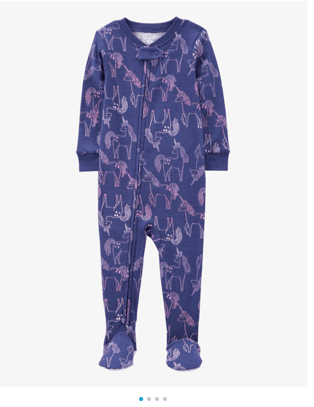 Carters Jednodijelna pidžama za bebe, Plava