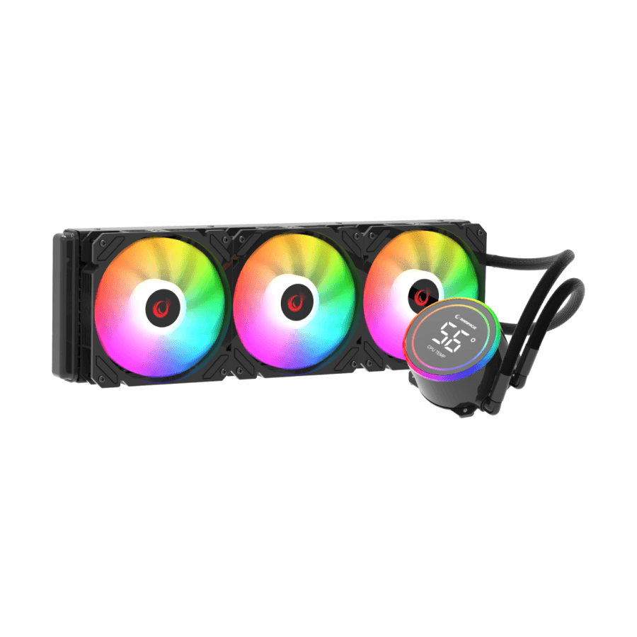 Rampage Cpu hladnjak aio liquid, Crni