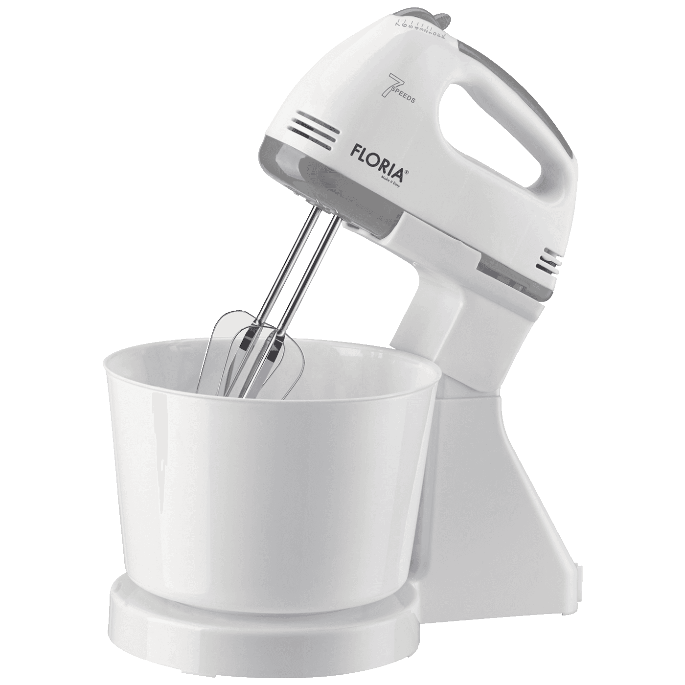 Floria Mikser sa posudom 150 W, Bijeli