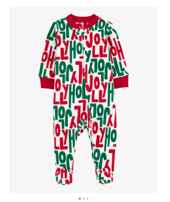 Carters Gegice za bebe od flisa, Šarene