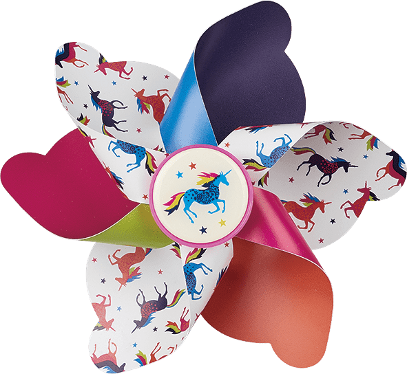 Carters kids clothes Igračka za romobile, Micro vjetrenjača Jednorog, Šarena