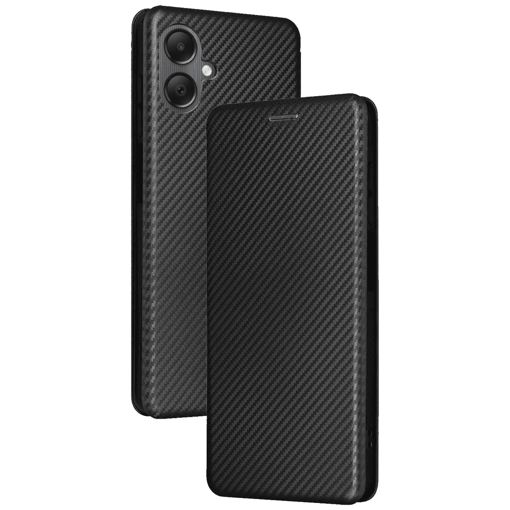 NN-Su Preklopna futrola za mobilni telefon Samsung A07, Kožna, Crna