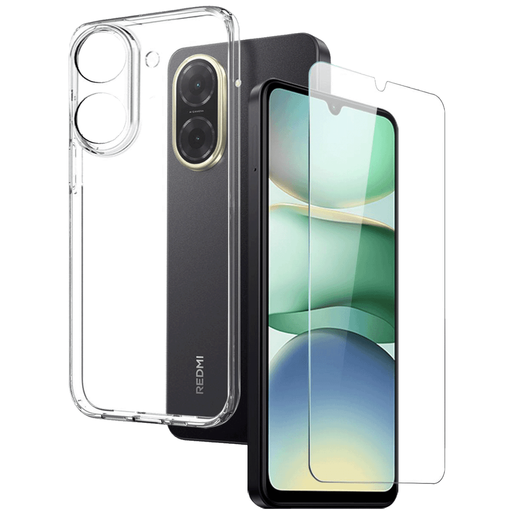 NN-Su Maska za pametni telefon Redmi A5 4G, Providna + Zaštitno staklo