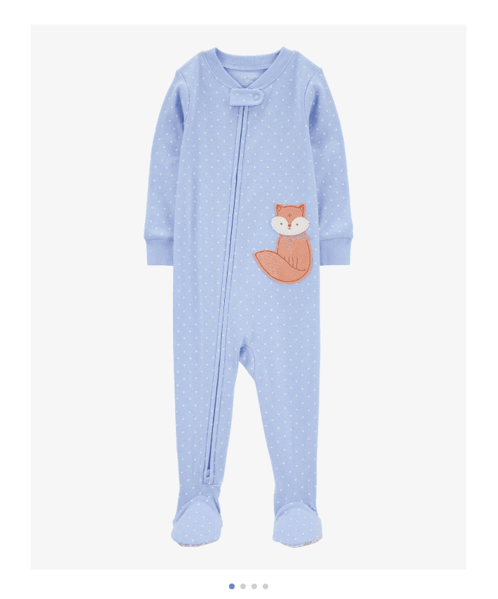 Carters Jednodijelna pidžama za djevojčice, Plava