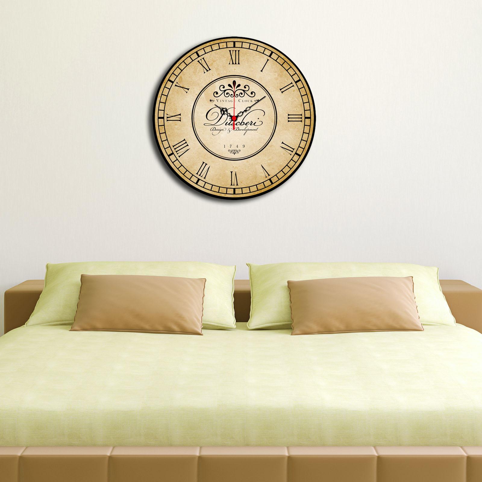 Zidni sat Wallity MDF 40cm šareni