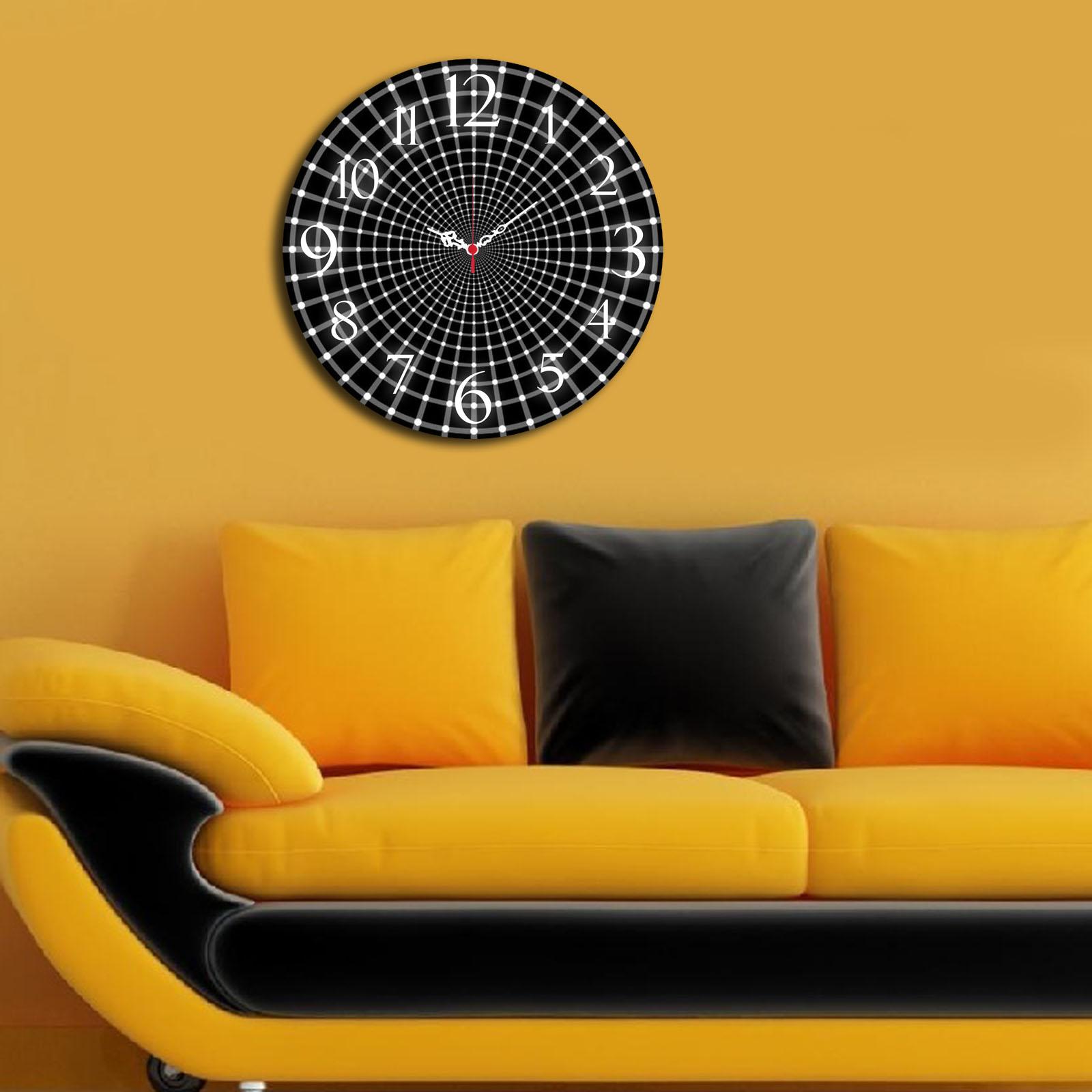 Zidni sat Wallity MDF 40cm šareni