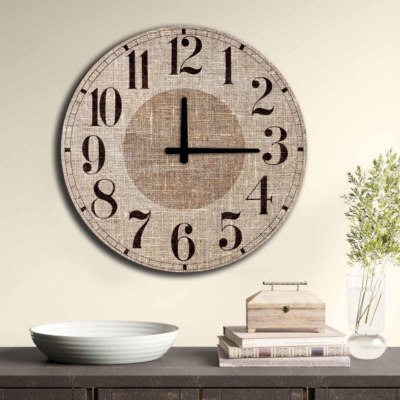 Zidni sat Wallity MDF 50cm šareni