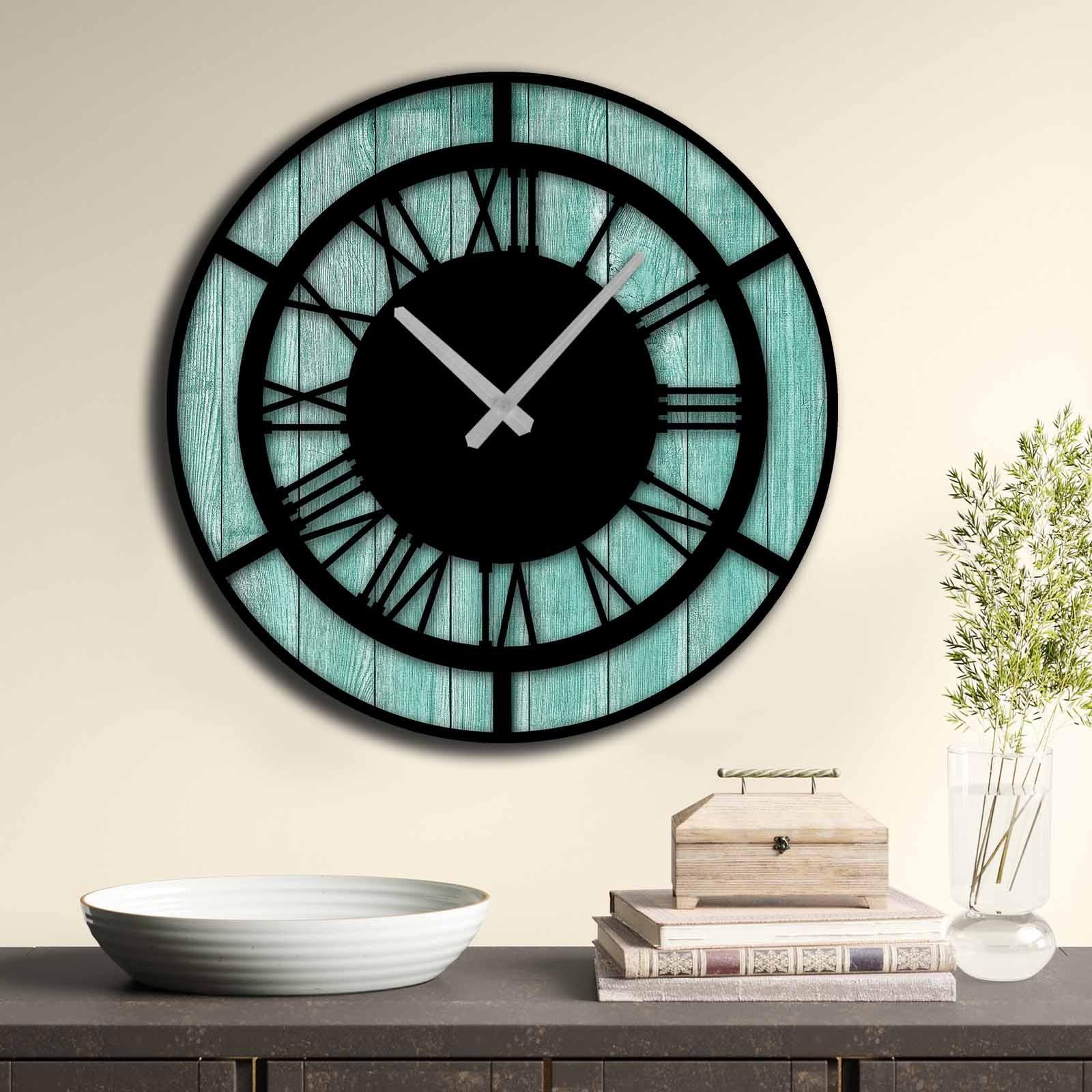 Zidni sat Wallity MDF 50cm šareni