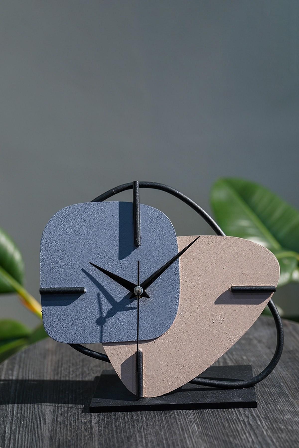 Aberto Design sat 26x25cm plavo-bež boje