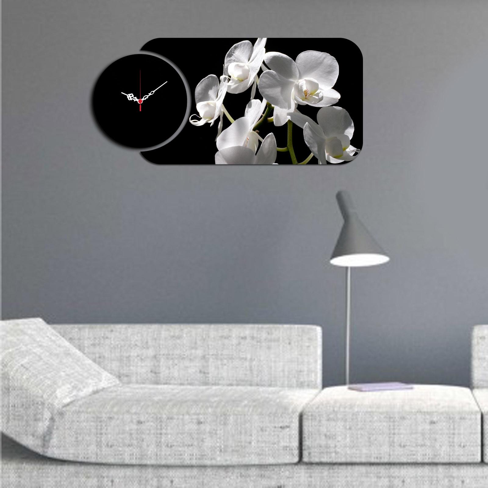 Wallity MDF zidni sat u 2 dijela, šareni