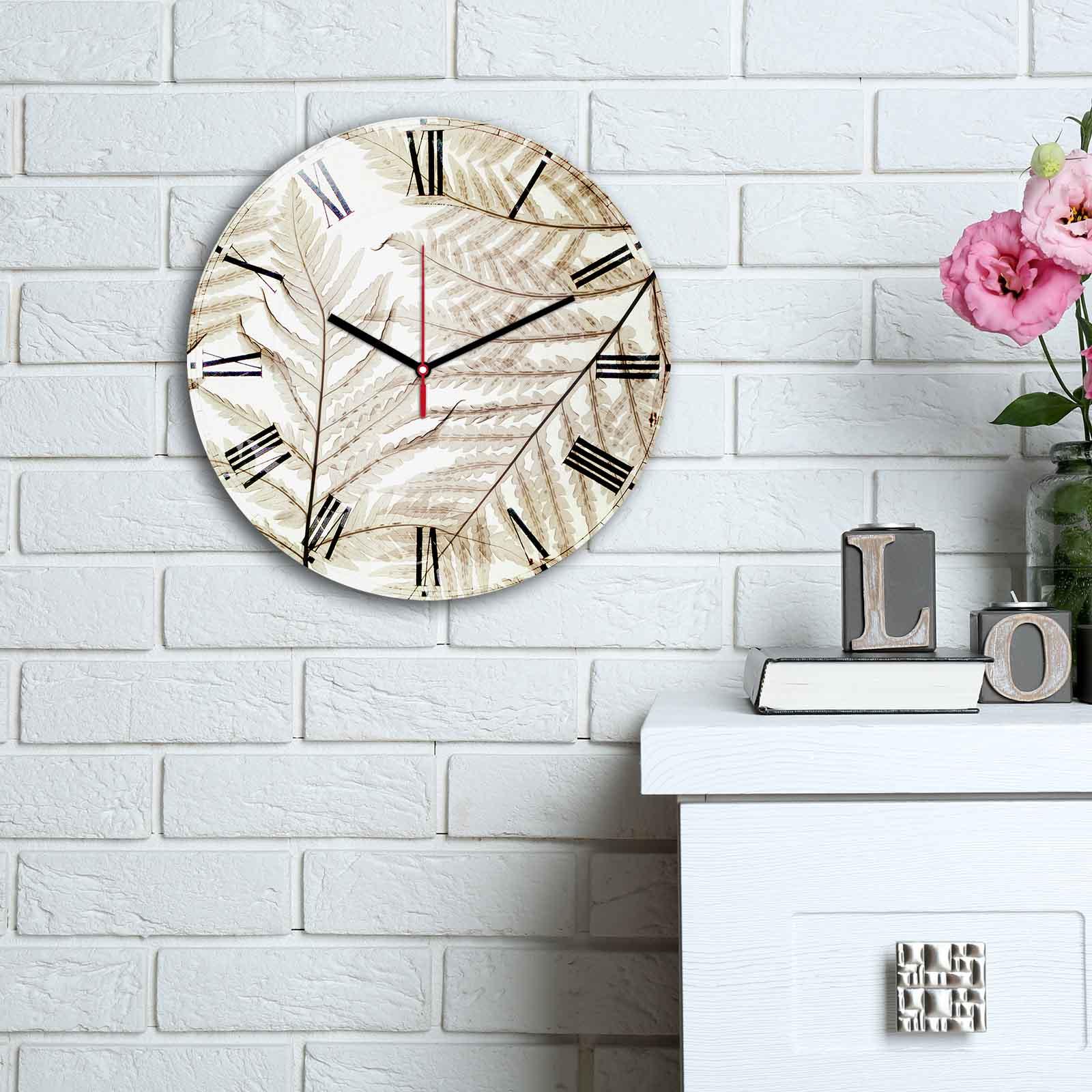 Zidni sat Wallity MDF 30cm šareni