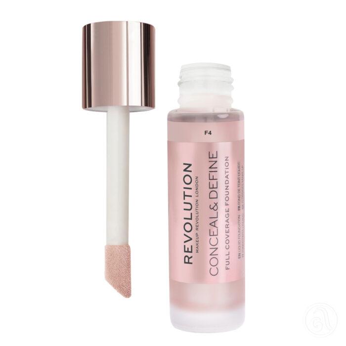 REVOLUTION Conceal & Define Tečni puder 23ml - F4