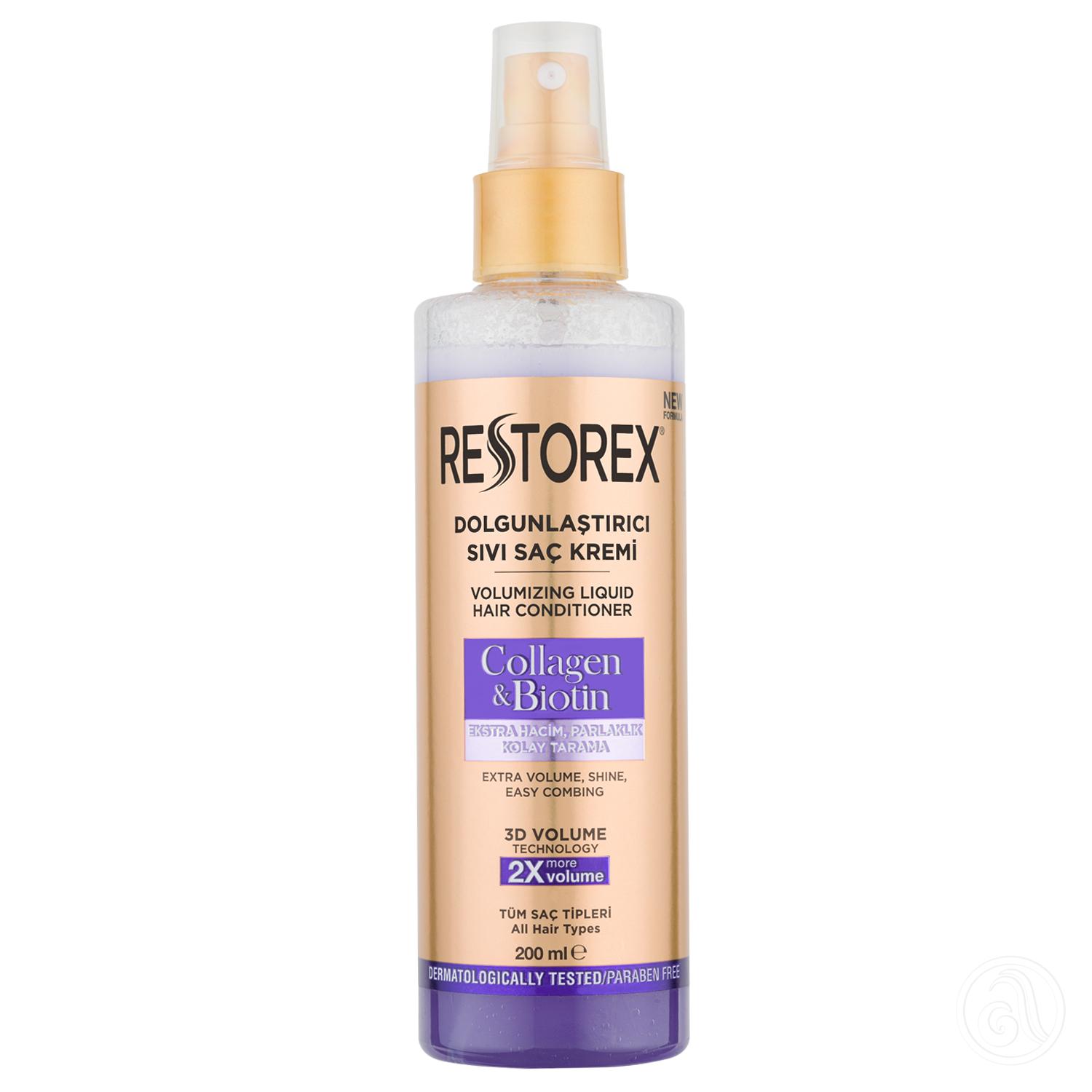 RESTOREX Balzam u spreju za volumen kose RESTOREX kolagen i biotin 200ml