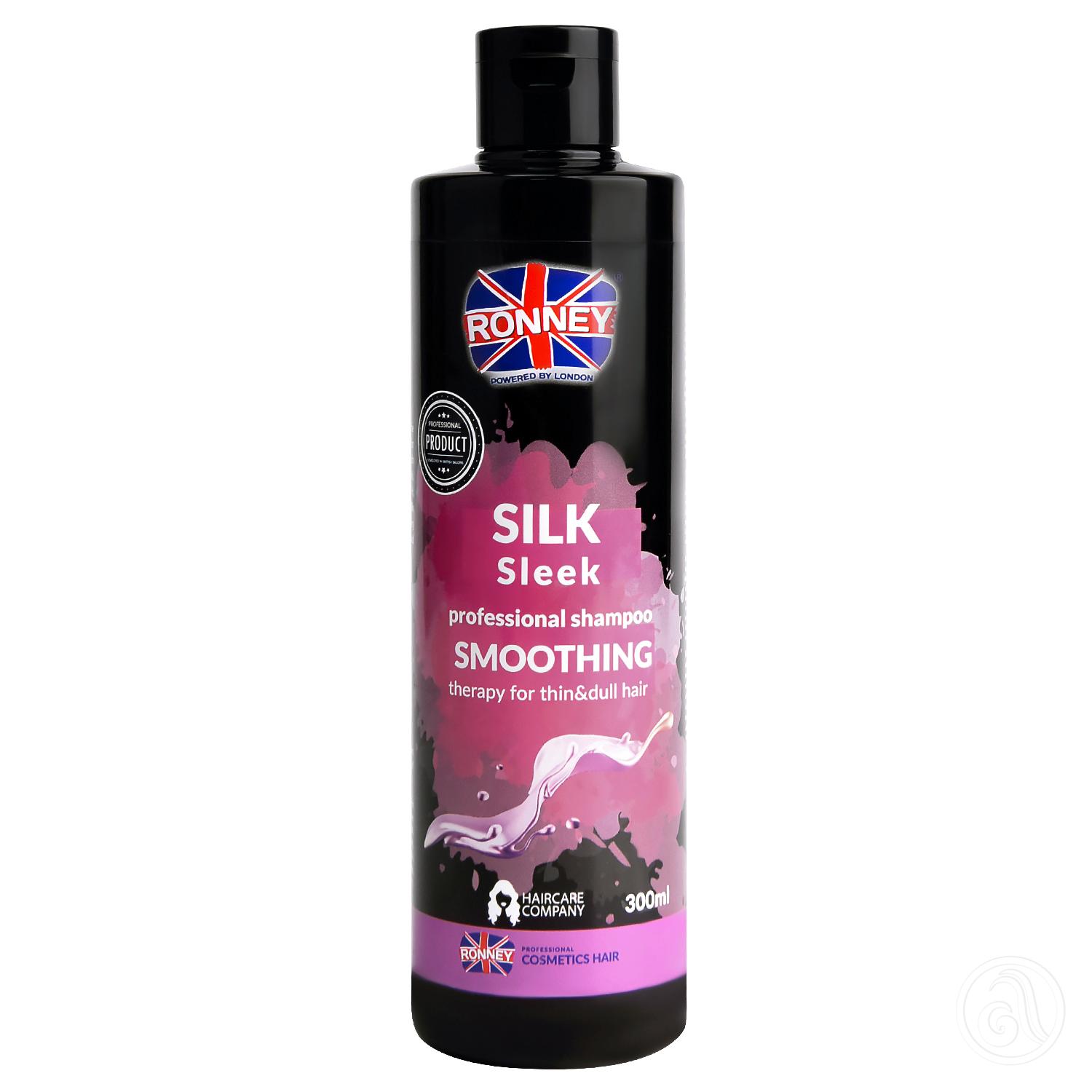 RONNEY Šampon za tanku i kosu bez sjaja Silk Sleek 300ml