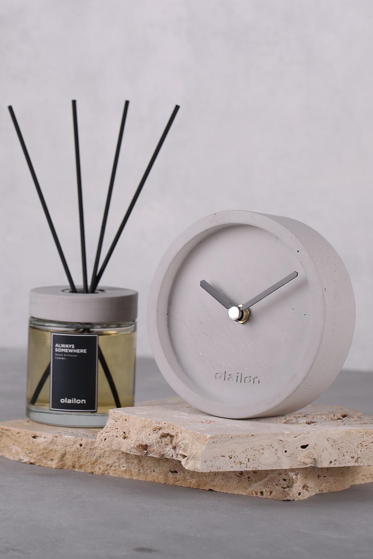 Aberto Design sat 12x4cm sivi