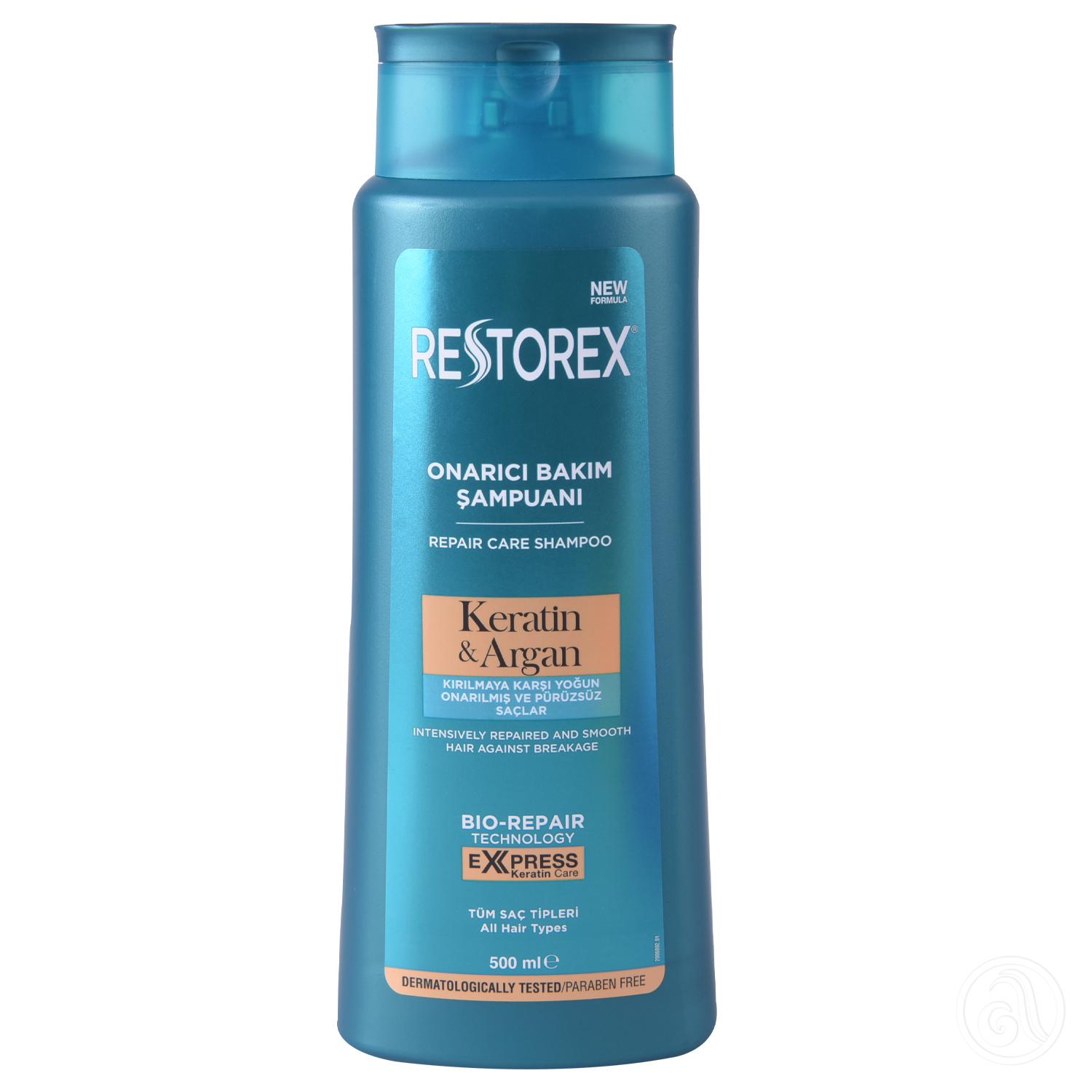 RESTOREX Šampon za obnavljanje kose RESTOREX keratin i argan 500ml