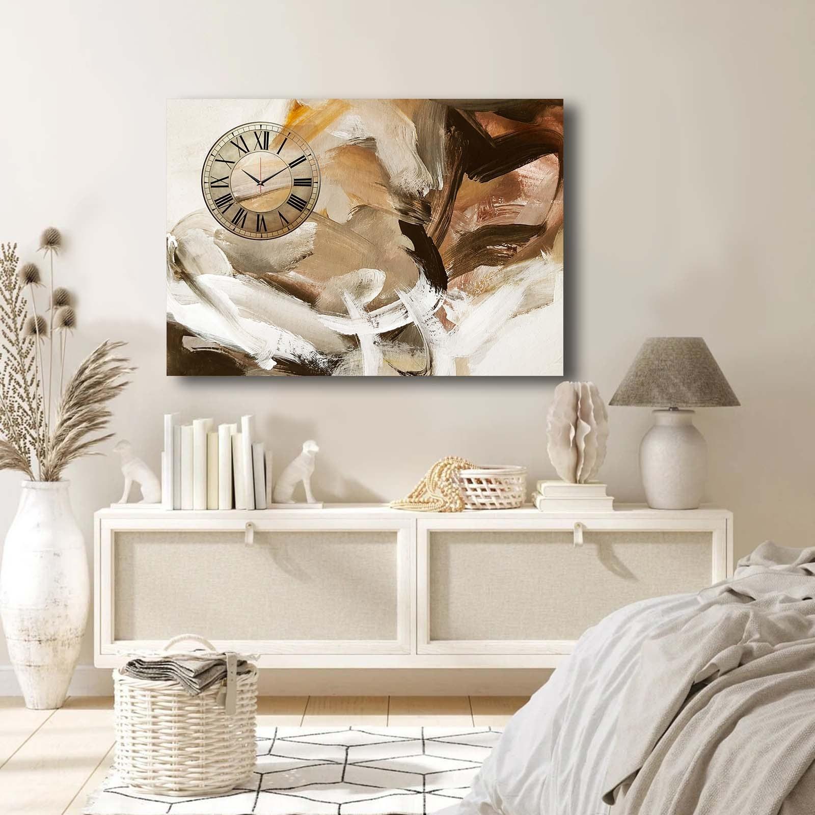 Zidni sat Wallity 70x100cm Šareni