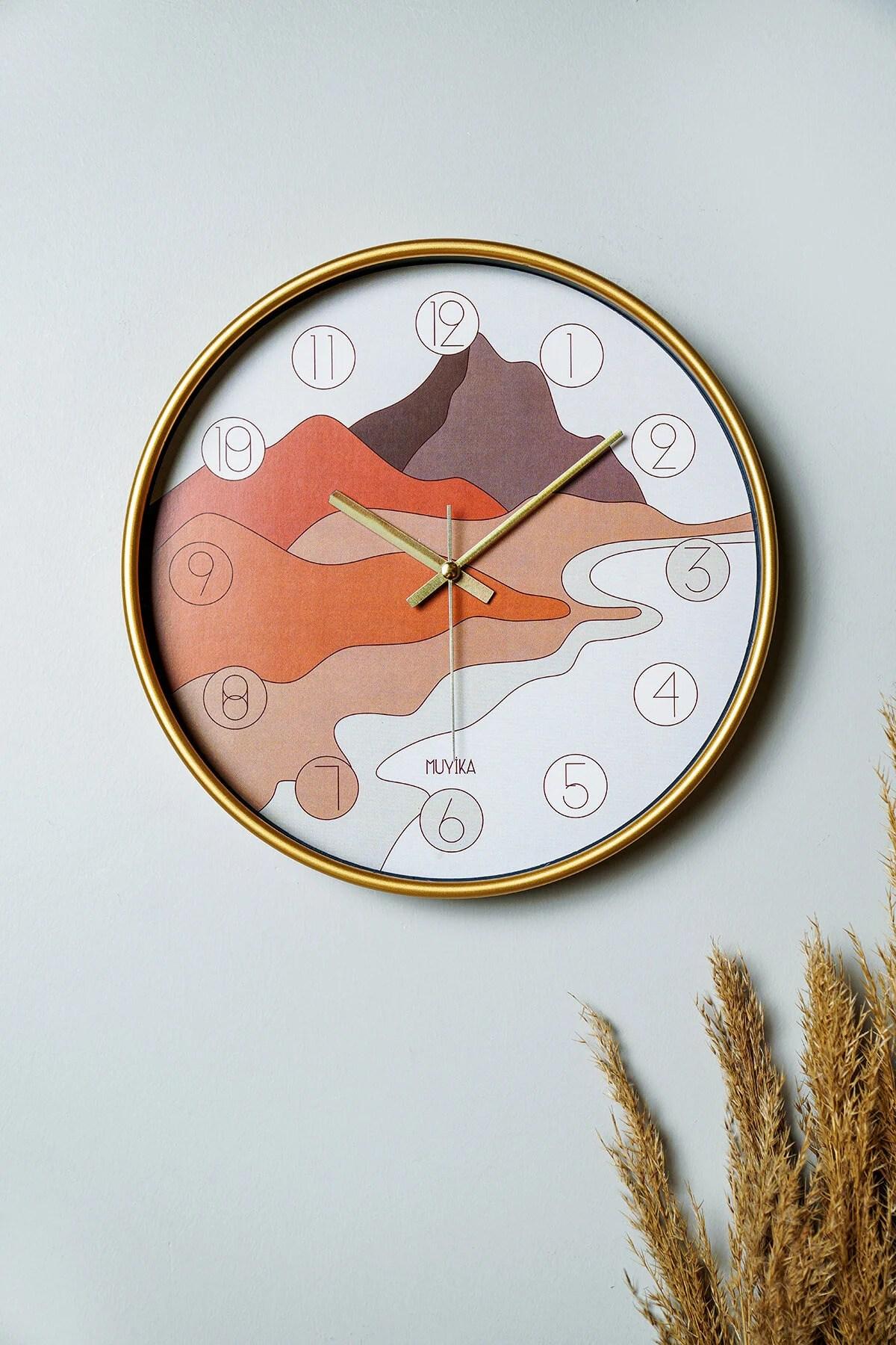 Zidni sat Wallity 30cm Šareni