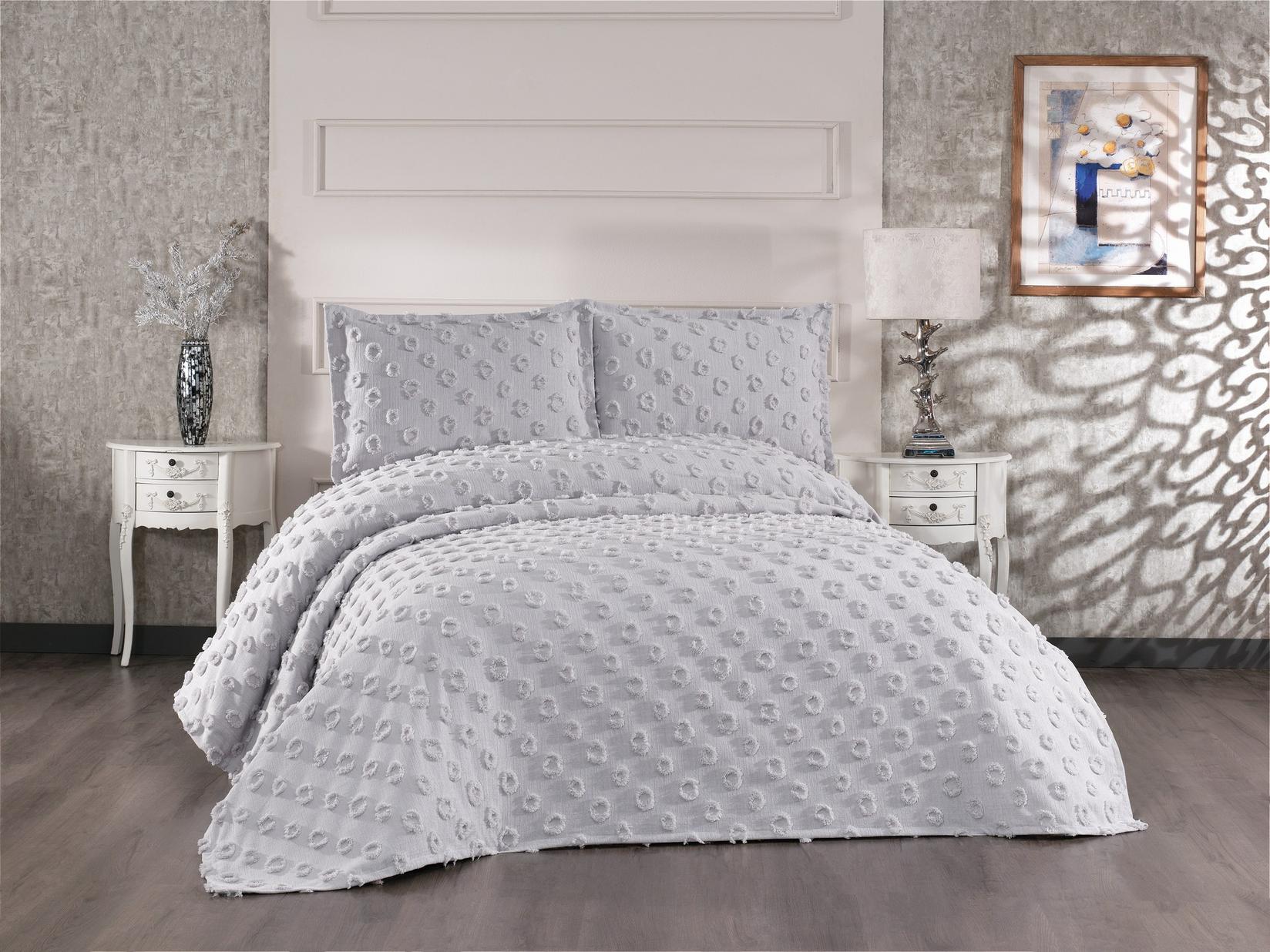 L'essentiel Maison Posteljina za francuski krevet sive boje