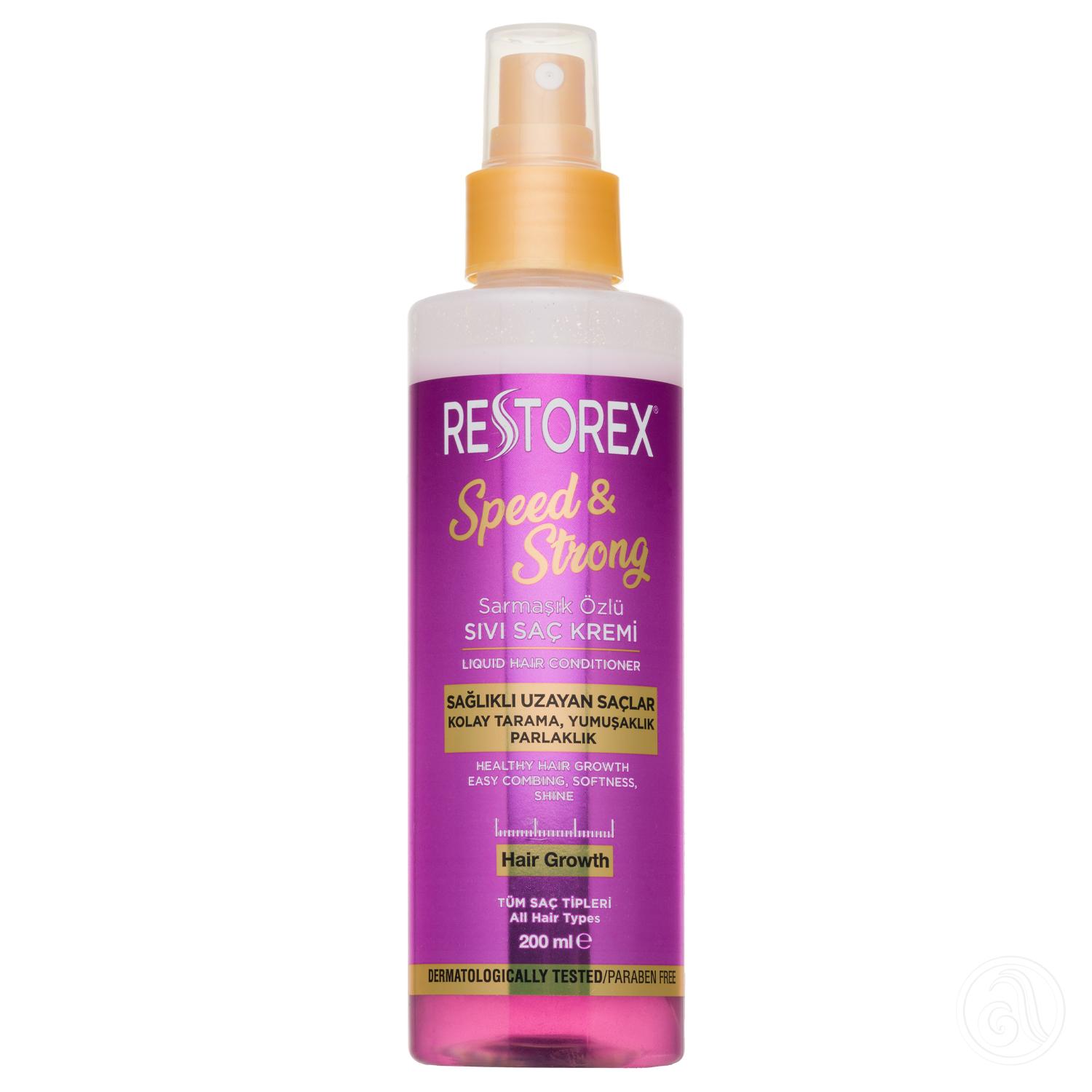 RESTOREX Balzam u spreju za kosu RESTOREX Speed & Strong 200ml