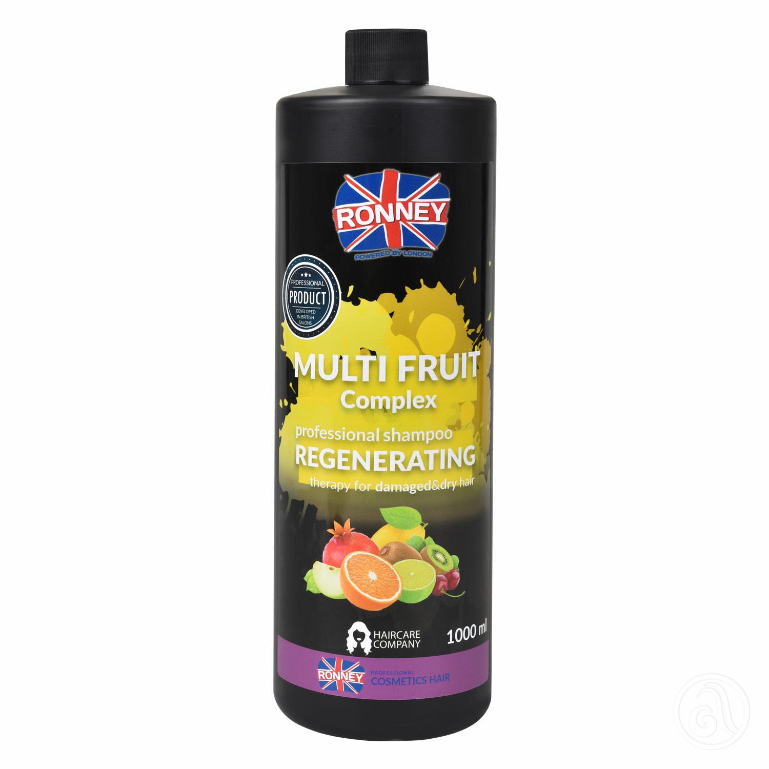 RONNEY Šampon za regeneraciju suve i oštećene kose Multi Fruit Complex 1000ml