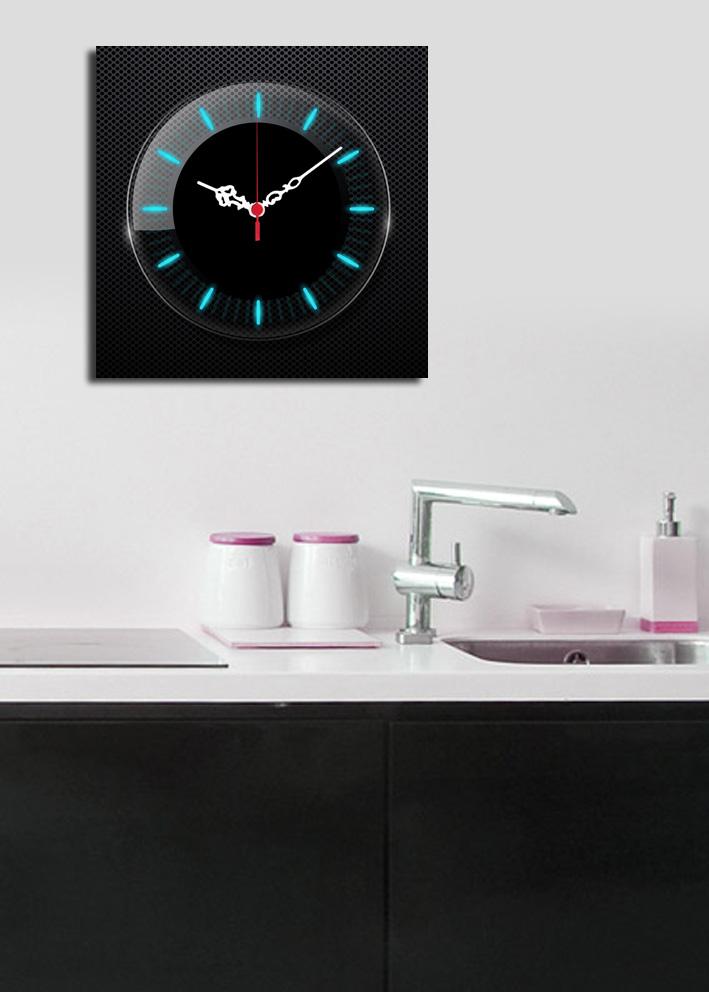 Zidni sat Wallity 71x71cm Šareni