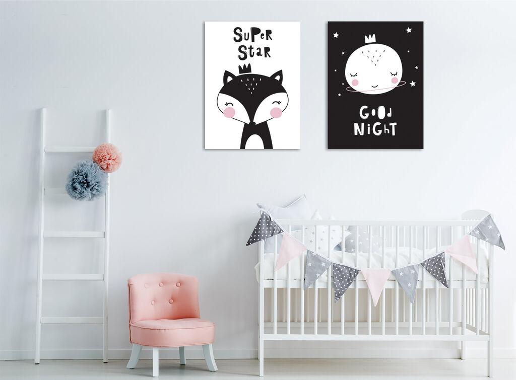 Wallity Zidna dekoracija IDC05, 30x40 cm, 2 komada