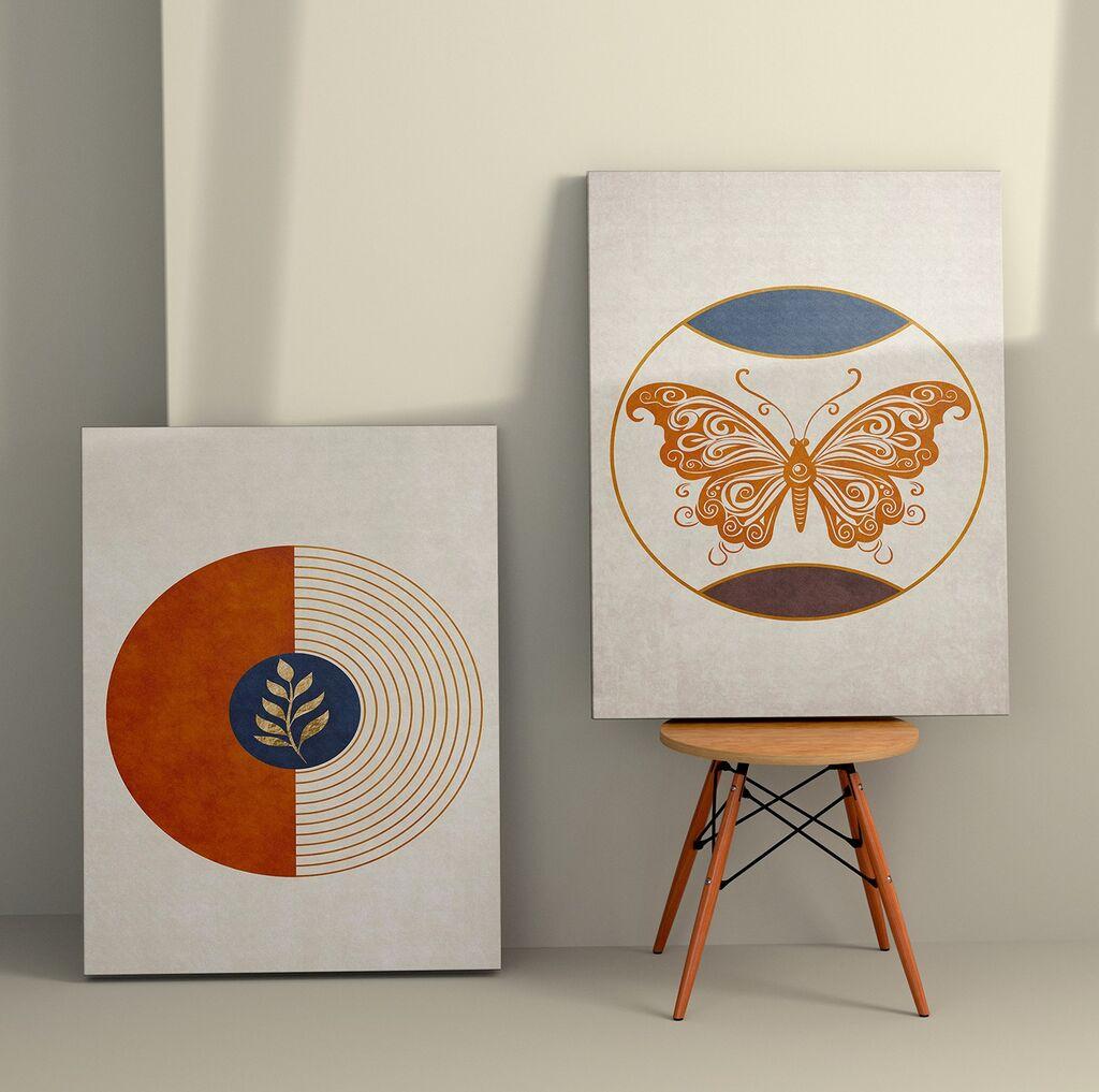 Wallity Zidna dekoracija 2KNV4382, 70 x 100cm, 2 komada