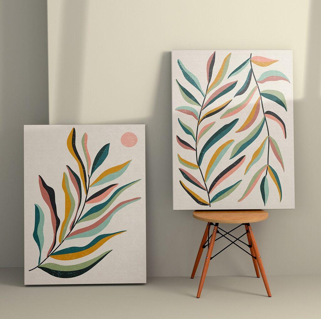 Wallity Zidna dekoracija 2KNV4326, 70 x 100cm, 2 komada